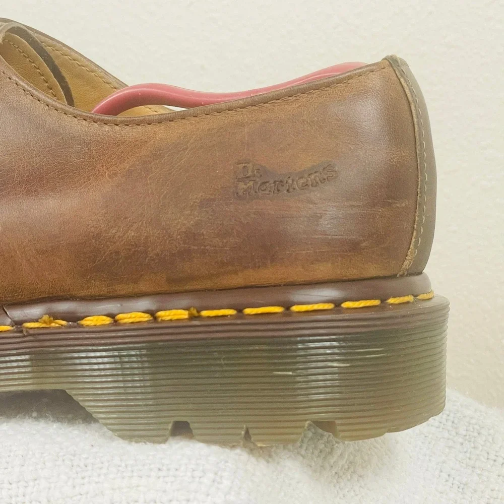 Dr Martens 1561 Mens US 10 UK 9 Brown Crazy Horse Leather Oxford England VTG Y2K